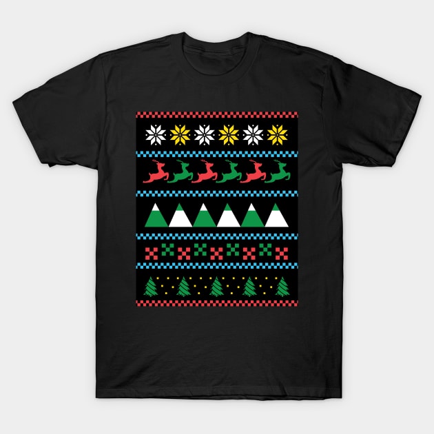 Ugly Winter Seasonal Sweater Teeshirt T-Shirt by madeinchorley